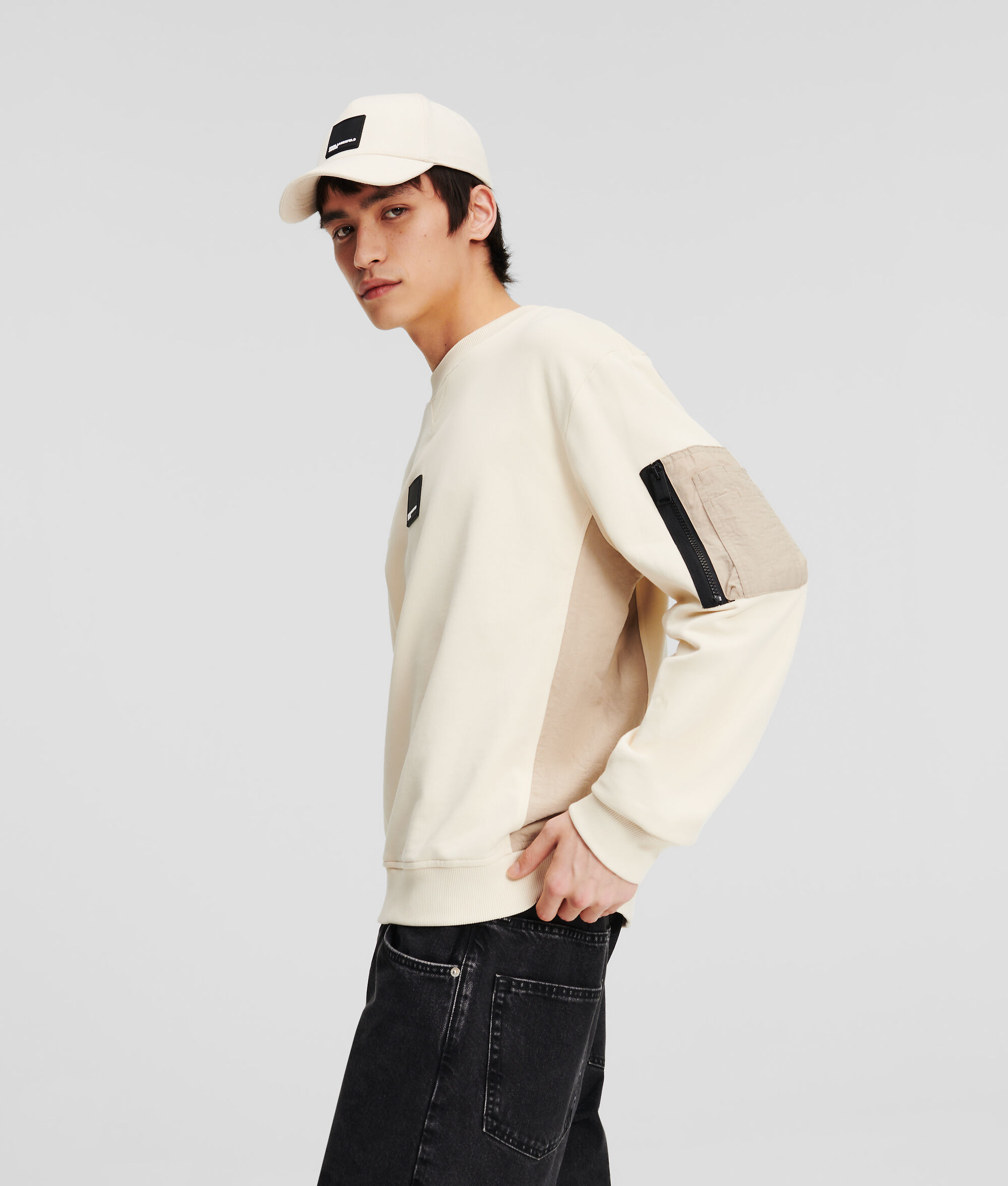 (image for) Ingenious KLJ MIX MATERIAL SWEATSHIRT